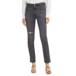 Levi's Women's Jeans 501 Skinny‎ High Rise Size 26X28 NWT Black
